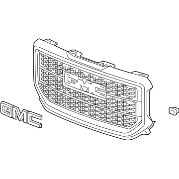 GM 23496245 Grille Assembly, Front *Chrome