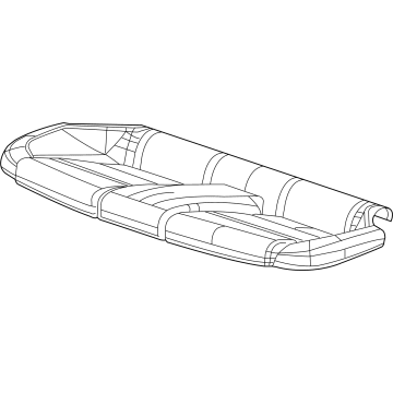 GM 84811098 Cover Assembly, R/Seat Cush *Sedona Sauvae