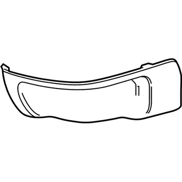 GM 84108166 Cover, Rear Bumper Fascia Rear Multifunction Carrier Opening