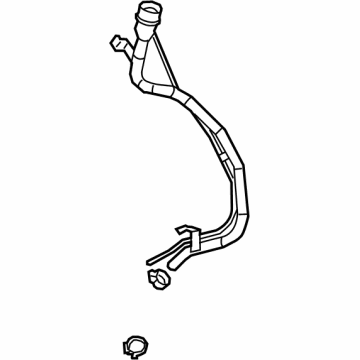 Chevrolet Cruze Fuel Filler Hose - 42678500