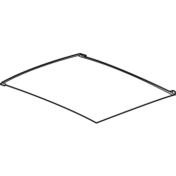 GM 42677014 Sunshade Assembly, Sun Rf *Vy Lt Ash Grr