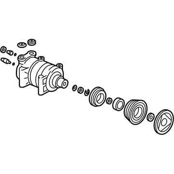 2002 GMC Sierra A/C Compressor - 19433085