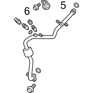 Chevrolet Volt A/C Hose - 22863544