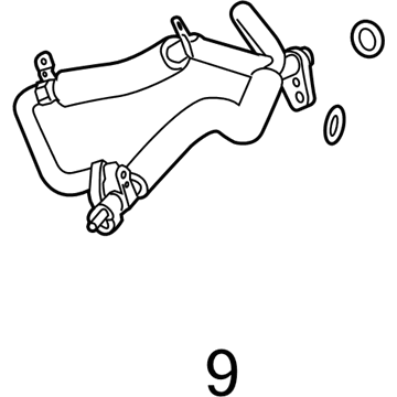 2013 Chevrolet Volt A/C Hose - 22863543