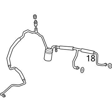 Cadillac ELR A/C Hose - 22834143