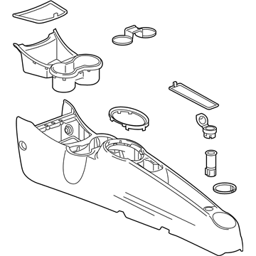 Chevrolet Spark EV Center Console Base - 95249567