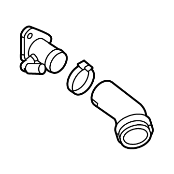 Cadillac Escalade EGR Tube - 40009037