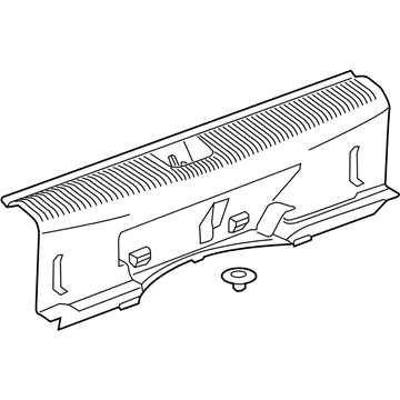 GM 39129267 Molding Assembly, L/Gate Sill Garn *Black