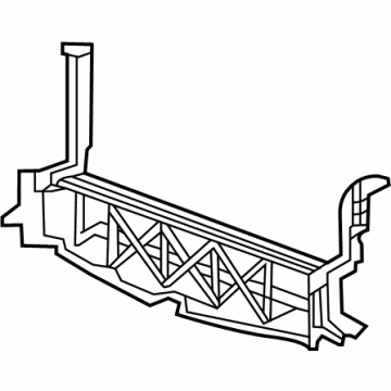 GM 60007981 BAFFLE ASM-RAD AIR LWR