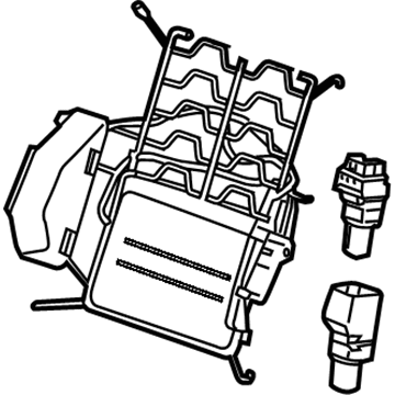 GM 23164577 Lumbar Assembly, Front Seat Back