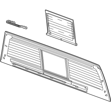 GM 84944319 Window Assembly, Rear Sldg