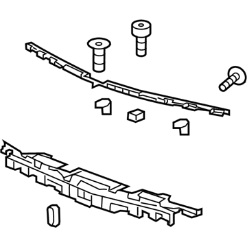 GM 22946539 Support Assembly, Front Bumper Fascia Upper