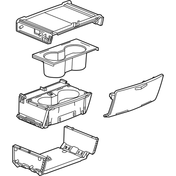 Chevrolet Suburban Center Console Base - 84989201