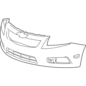 Chevrolet Cruze Bumper - 95217520