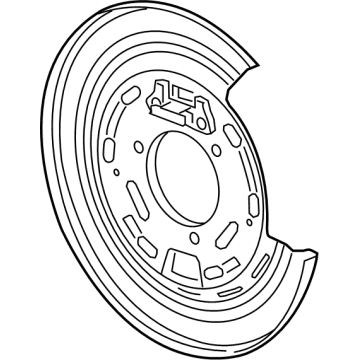 GM 92274271 Shield, Rear Brake