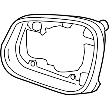 GM 95410504 Bezel, Outside Rear View Mirror Housing