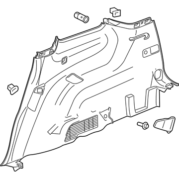 GM 84611472 Panel Assembly, Qtr Lwr Rr Tr *Shale