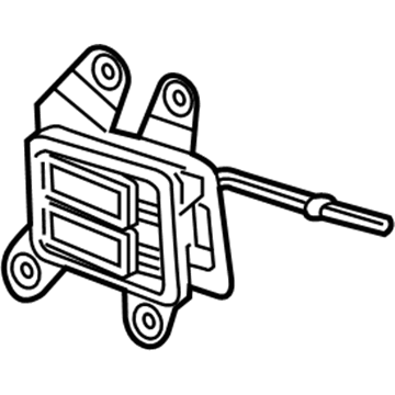 GM 84753690 Lever, R/Seat Bk Lat Rel *Shale