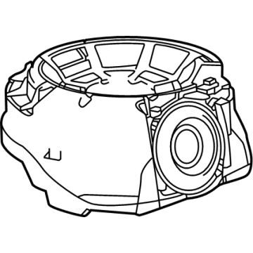 GM 13482862 Speaker Assembly, Rdo R/Cmpt