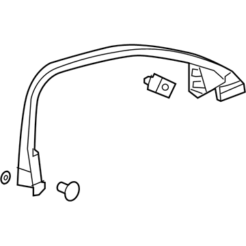 GM 23332214 Molding Assembly, Front Side Door Window Garnish