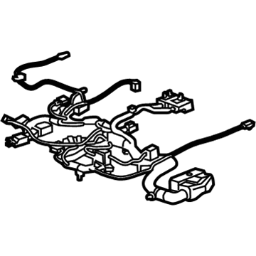 GM 23238393 Harness Assembly, Front Seat Cushion Wiring