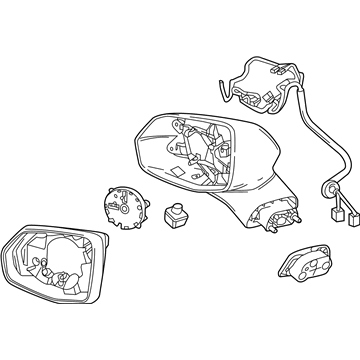 GM 84719955 Mirror Assembly, O/S Rr View