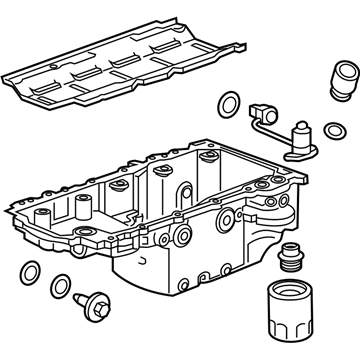 2022 Chevrolet Camaro Oil Pan - 12707561