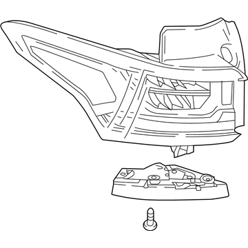 2019 Chevrolet Traverse Tail Light - 84990359