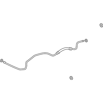 2016 Chevrolet Silverado Automatic Transmission Oil Cooler Line - 23336282