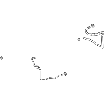 2016 Chevrolet Silverado Automatic Transmission Oil Cooler Line - 23336283
