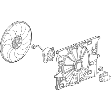 2024 Chevrolet Trax A/C Condenser Fan - 42727114