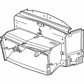 GM 84578119 BAFFLE-RAD AIR FRT LWR