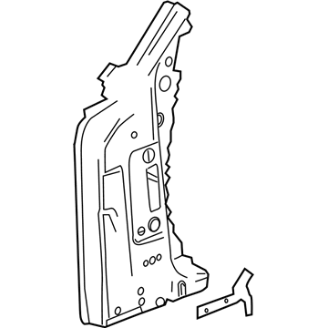 GM 23122751 Reinforcement Assembly, Body Hinge Pillar Outer Panel