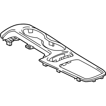 GM 84068501 Plate Assembly, Front Floor Console Trim *Liquid Pallat