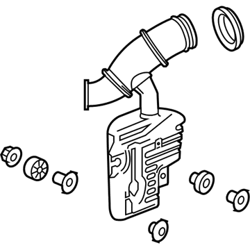 GMC Air Intake Coupling - 23497383