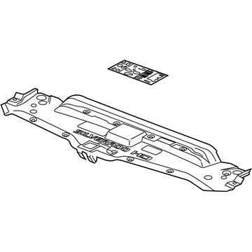 GM 23256455 Shield Assembly, Front Compartment Front Sight *Black