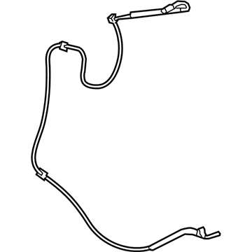 GM 84706221 Cable Assembly, R/Cmpt Lid Lat Rel