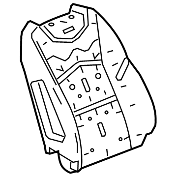 GM 84551401 Pad Assembly, F/Seat Bk