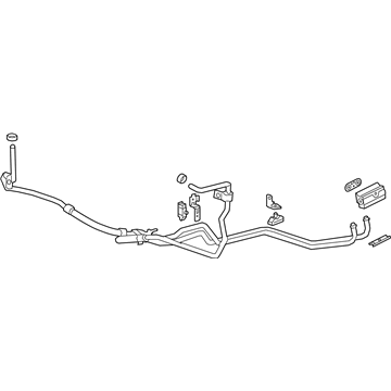 2022 GMC Sierra Automatic Transmission Oil Cooler Line - 85149482