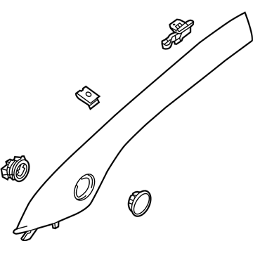 GM 42742647 Molding Assembly, W/S Garn *Lt Opel Greyy