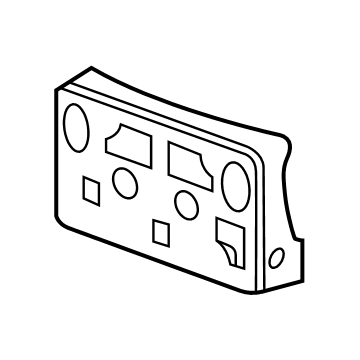 GM 84450649 Bracket, Front Lic Plt