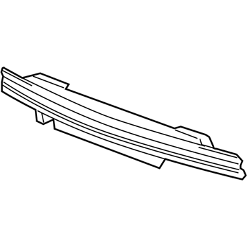 GM 25880229 Bar Assembly, Front Bumper Imp