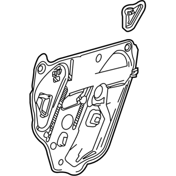 GM 39121321 Deflector Assembly, Front S/D Wat