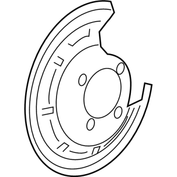 GM 42532789 Shield, Rear Brake