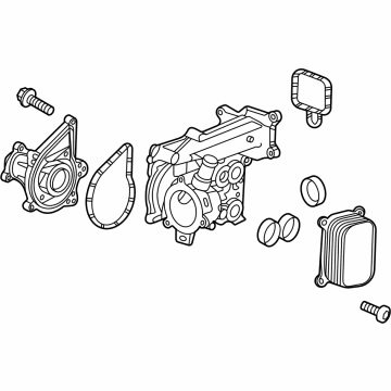 2024 Chevrolet Trax Water Pump - 25204277