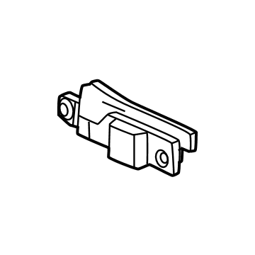 GM 42590774 Plate, F/Flr Cnsl Tr *Jet Black