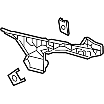 GM 23186324 Guide,Rear Bumper Fascia