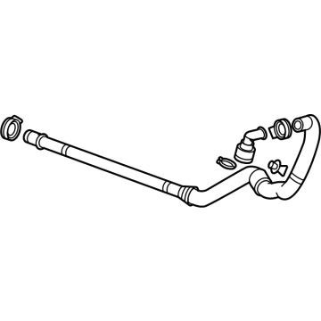 GM 84697658 Pipe Assembly, Aux Rad Otlt