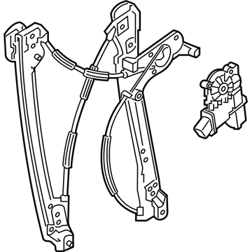 2020 Chevrolet Equinox Window Regulator - 85608552