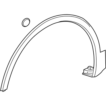 GM 23441776 Molding Assembly, Front Wheel Opening *Service Primer